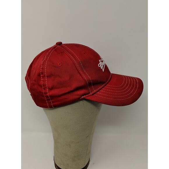 Budweiser Beer Strapback Hat Size OSFA Red Embroidered Logo SEE DESC - Picture 5 of 12